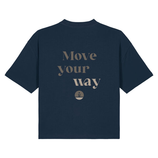 Slogan Boxy Tee - Move Your Way Thumbnail