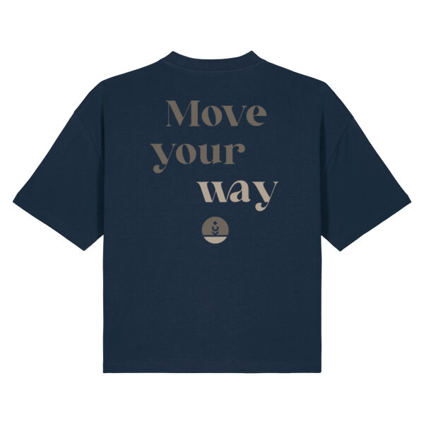 Slogan Boxy Tee - Move Your Way Thumbnail