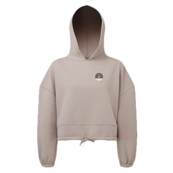 Boxy Slogan Hoodie - Stronger, Clearer, Calmer Thumbnail