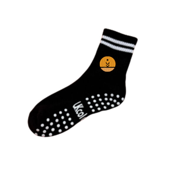 The KC Pilates crew grip socks. Thumbnail